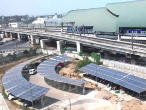 125 kWp Grid Tie Carport SPV plant, Chennai, TN