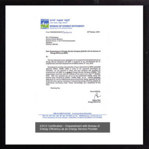 ESCO certification