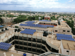 411.6 kWp Grid Tie SPV plant – University in Bangalore, Karnataka